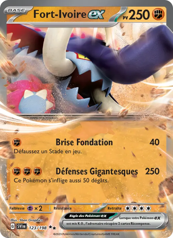 Carte Pokemon 123/198 Fort-Ivoire-ex | LorenZone