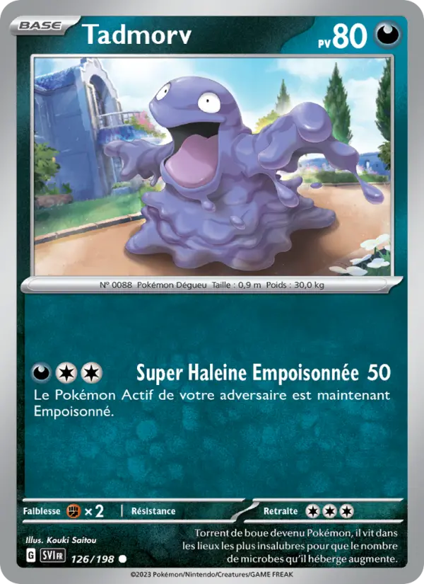 Carte Pokemon 126/198 Tadmorv | LorenZone