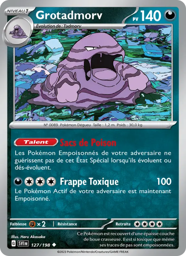 Carte Pokemon 127/198 Grotadmorv | LorenZone