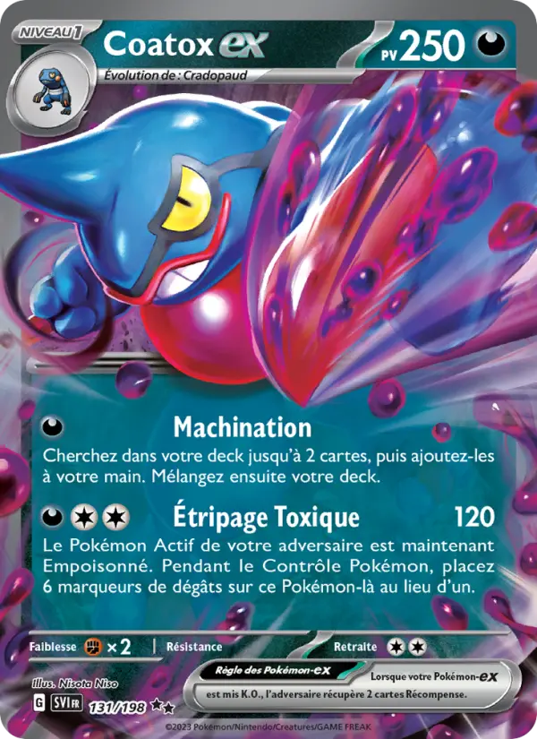 Carte Pokemon 131/198 Coatox-ex | LorenZone