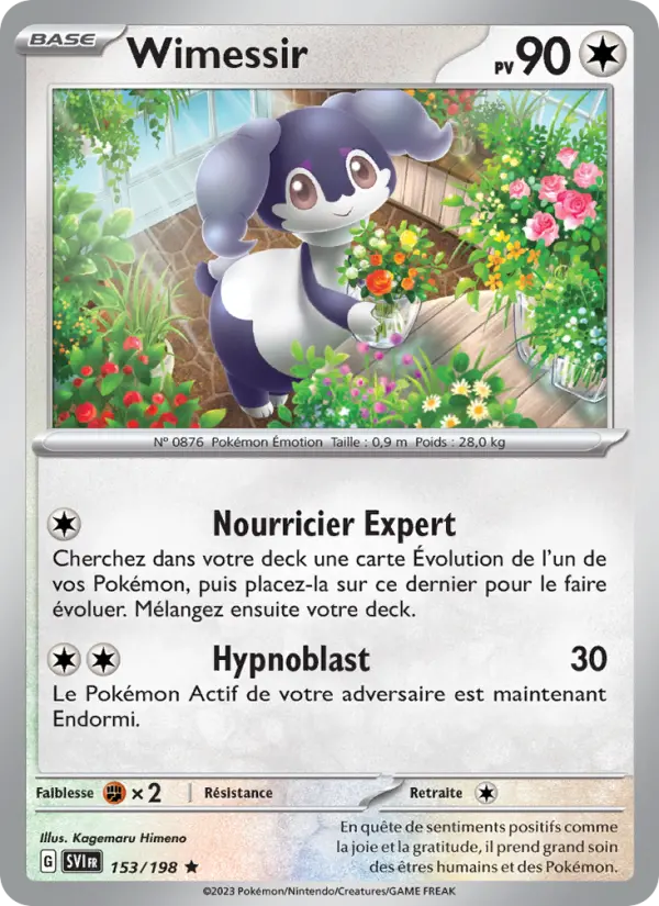 Carte Pokemon 153/198 Wimessir Holo | LorenZone