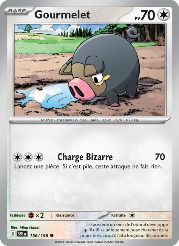 Carte Pokemon 156/198 Gourmelet | LorenZone