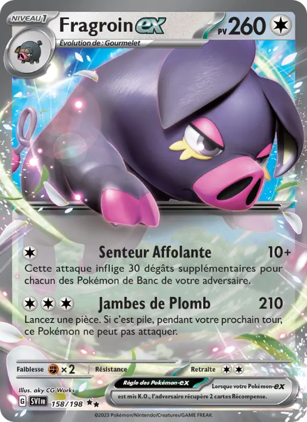 Carte Pokemon 158/198 Fragroin-ex | LorenZone