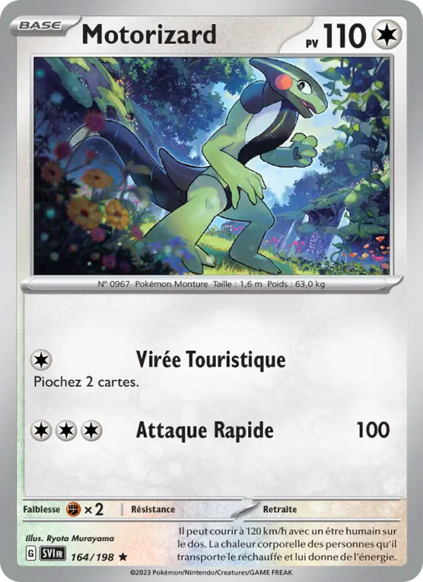 Carte Pokemon 164/198 Motorizard Holo | LorenZone