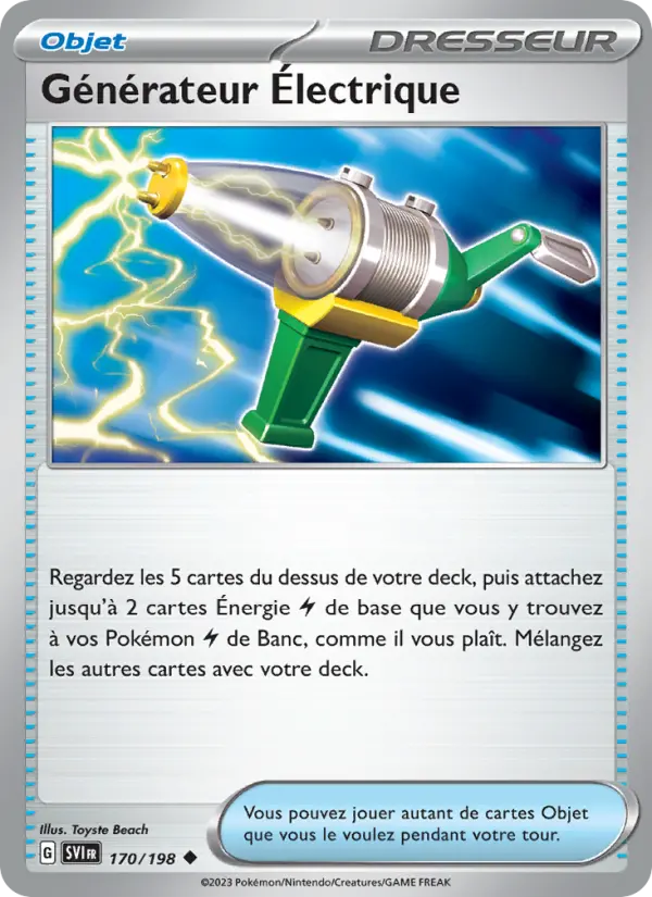 Carte Pokemon 170/198 Générateur Électrique | LorenZone