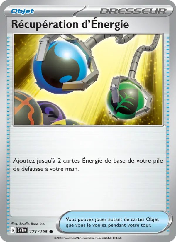 Carte Pokemon 171/198 Récupération d'Énergie | LorenZone