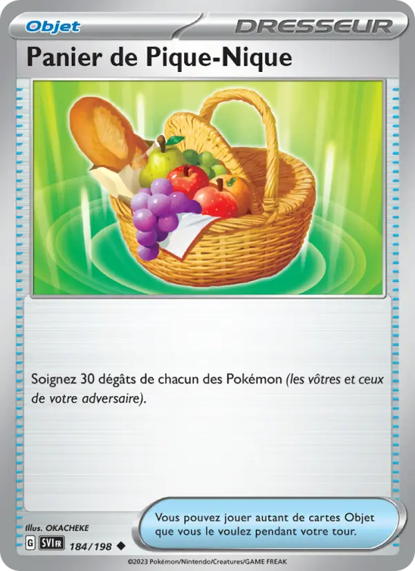 Carte Pokemon 184/198 Panier de Pique-Nique | LorenZone