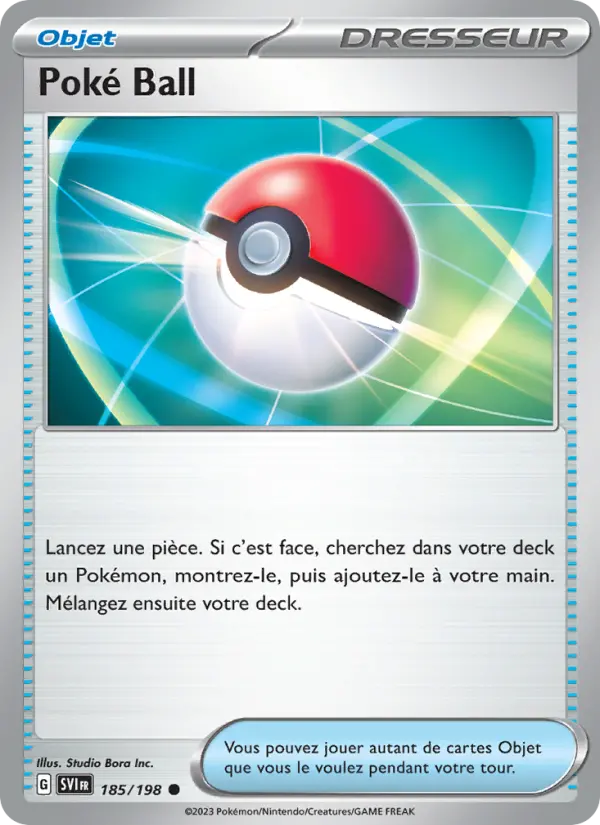 Carte Pokemon 185/198 Poké Ball | LorenZone