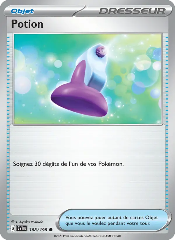Carte Pokemon 188/198 Potion | LorenZone
