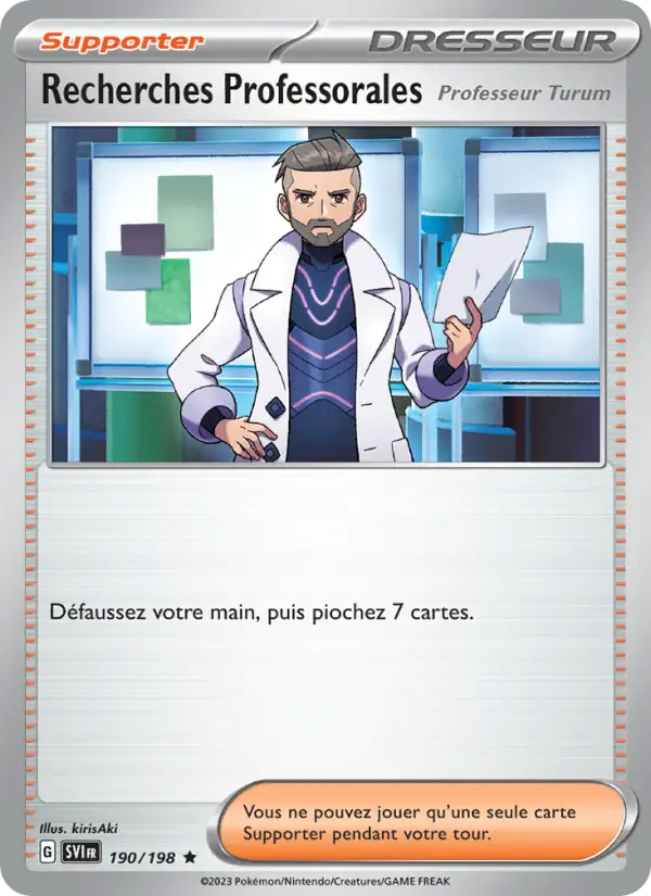 Carte Pokemon 190/198 Recherches Professorales Holo | LorenZone