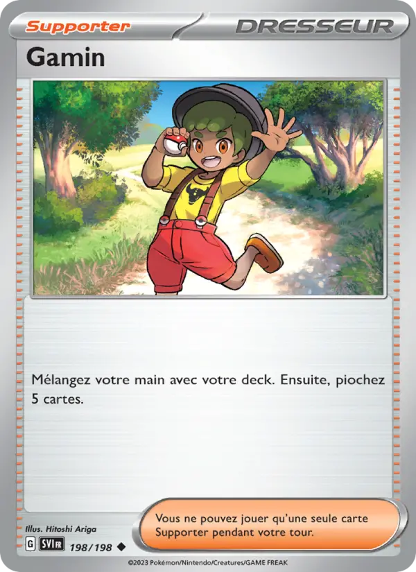 Carte Pokemon 198/198 Gamin | LorenZone