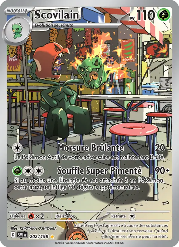Carte Pokemon 202/198 Scovilain Illustration Rare | LorenZone