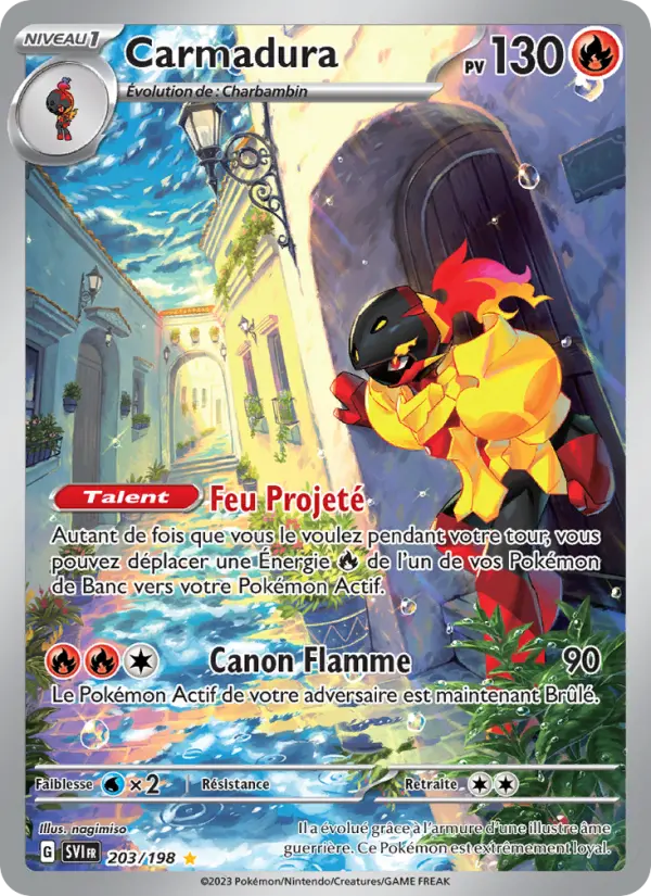 Carte Pokemon 203/198 Carmadura Illustration Rare | LorenZone