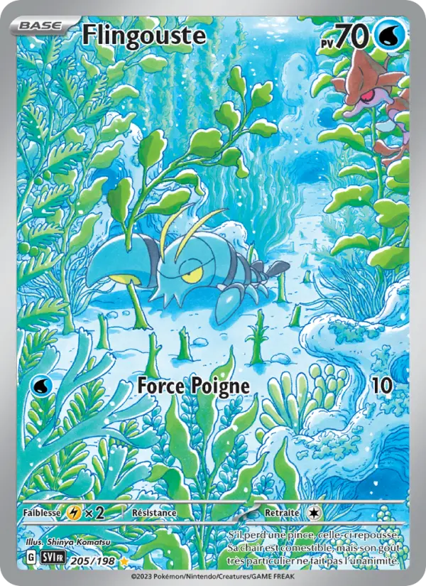 Carte Pokemon 205/198 Flingouste Illustration Rare | LorenZone