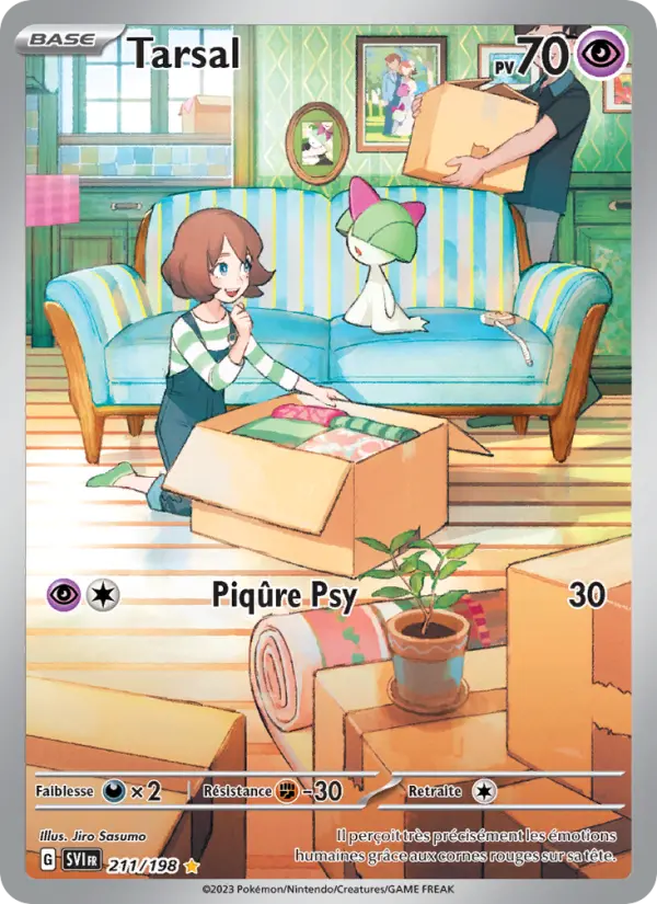 Carte Pokemon 211/198 Tarsal Illustration Rare | LorenZone