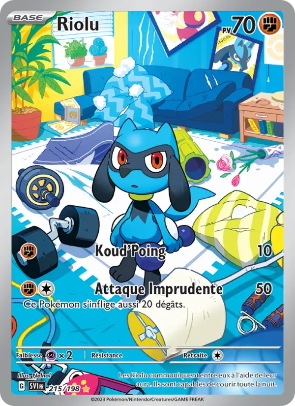 Carte Pokemon 215/198 Riolu Illustration Rare | LorenZone