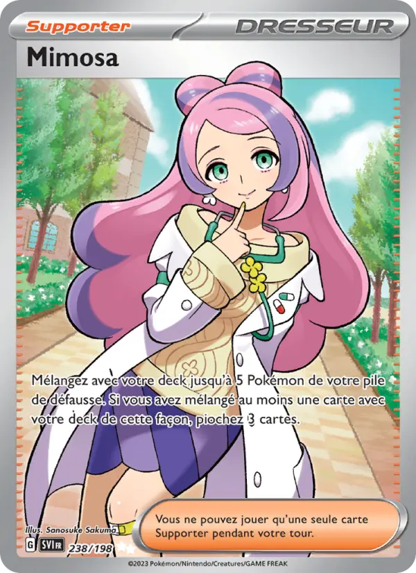 Carte Pokemon 238/198 Mimosa | LorenZone
