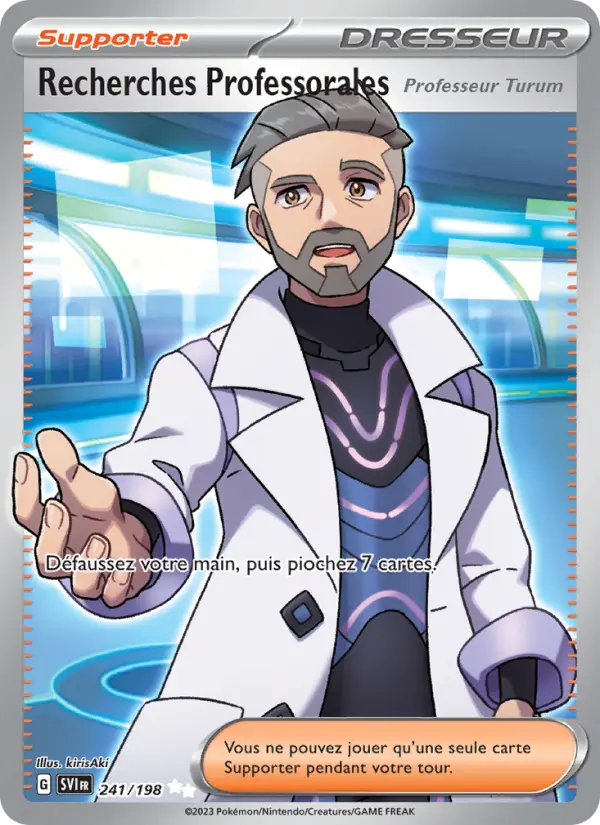 Carte Pokemon 241/198 Recherches Professorales | LorenZone