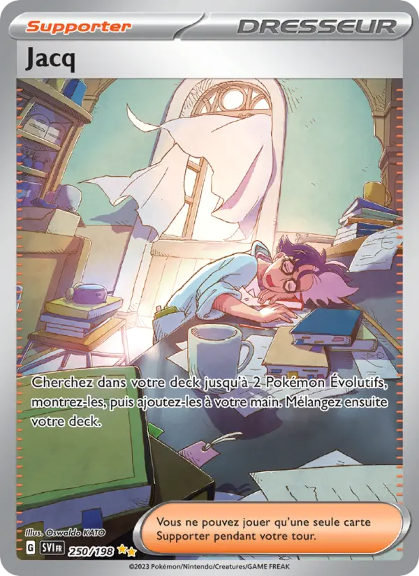 Carte Pokemon 250/198 Jacq Illustration Spéciale Rare | LorenZone