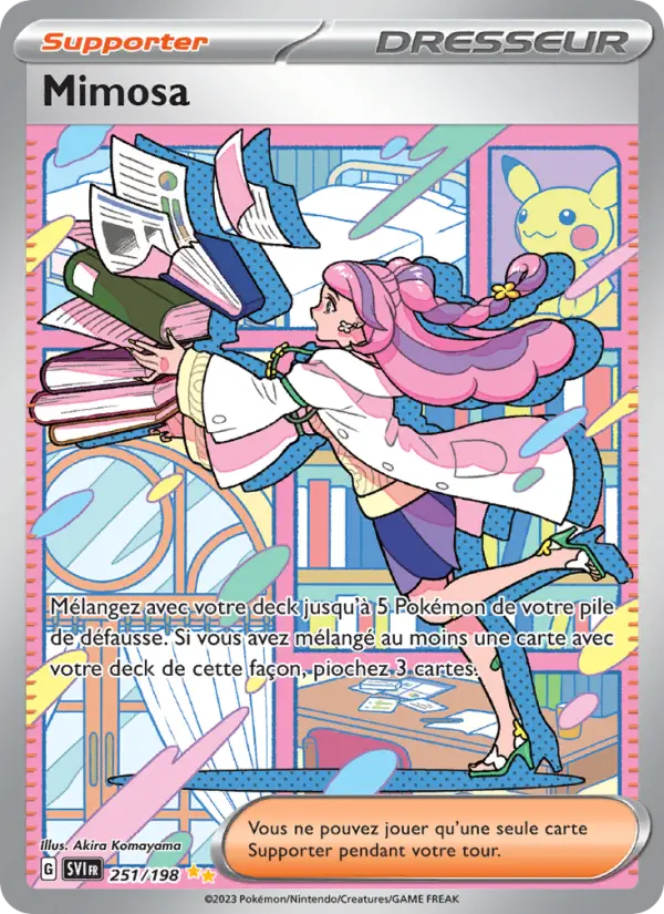 Carte Pokemon 251/198 Mimosa Illustration Spéciale Rare | LorenZone