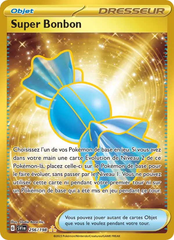Carte Pokemon 256/198 Super Bonbon Hyper Rare | LorenZone