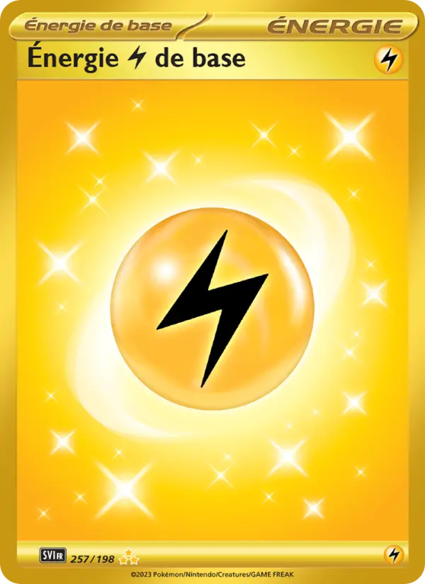 Carte Pokemon 257/198 Énergie Lightning de base Hyper Rare | LorenZone