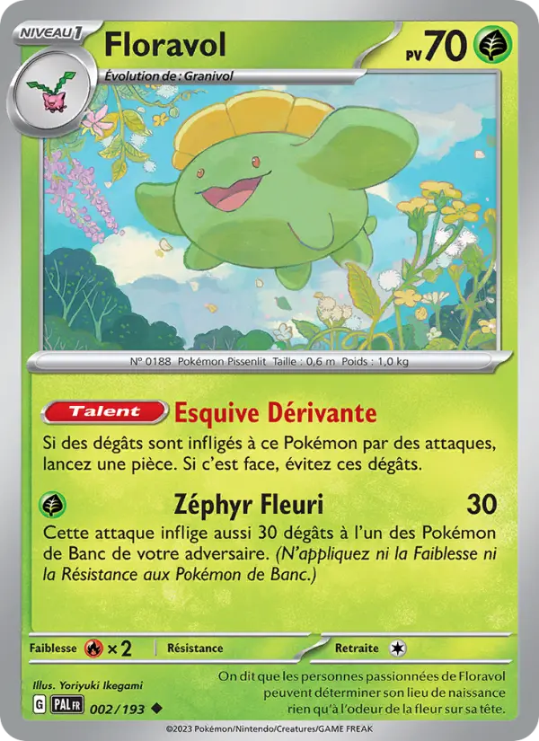 Carte Pokemon 002/193 Floravol | LorenZone