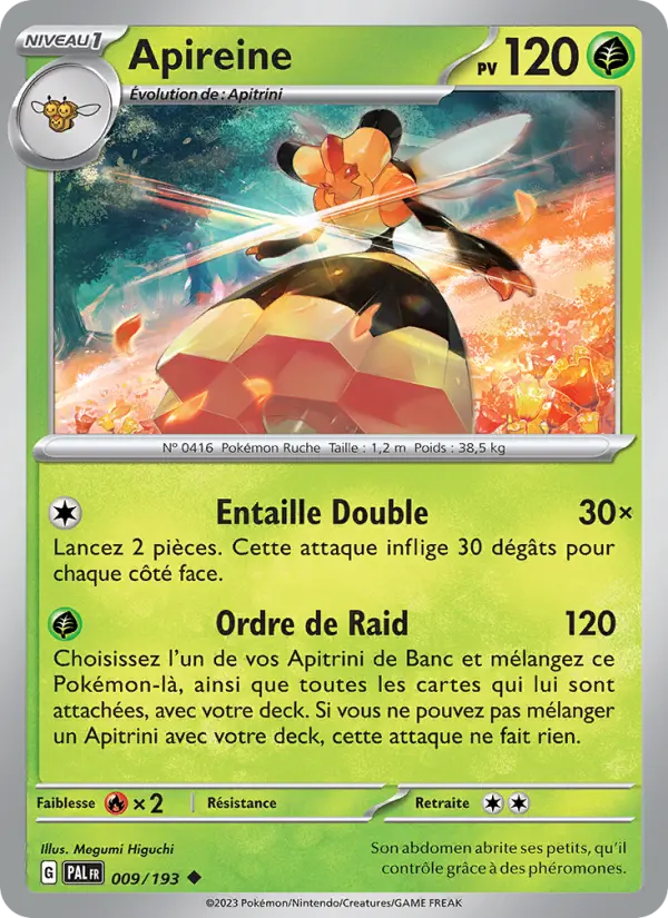 Carte Pokemon 009/193 Apireine | LorenZone