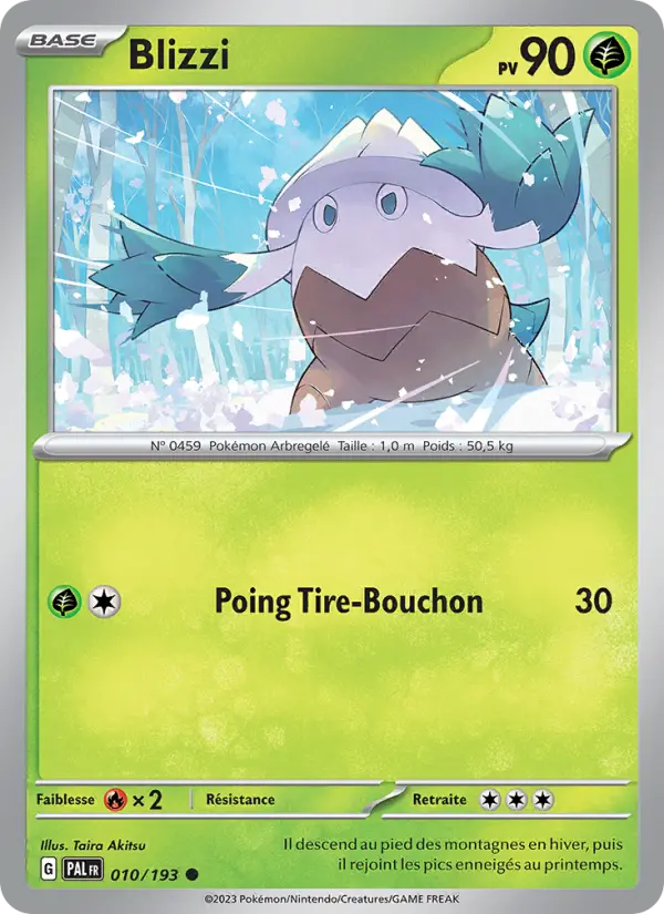 Carte Pokemon 010/193 Blizzi | LorenZone