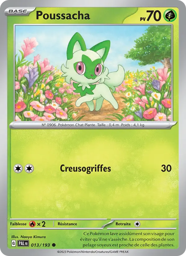 Carte Pokemon 013/193 Poussacha | LorenZone