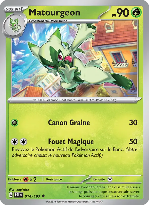 Carte Pokemon 014/193 Matourgeon | LorenZone