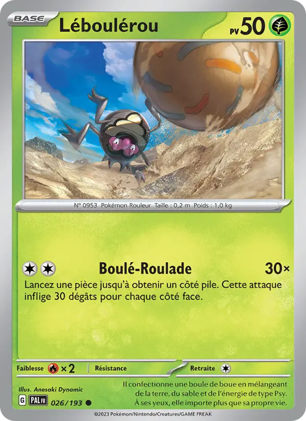 Carte Pokemon 026/193 Léboulérou | LorenZone