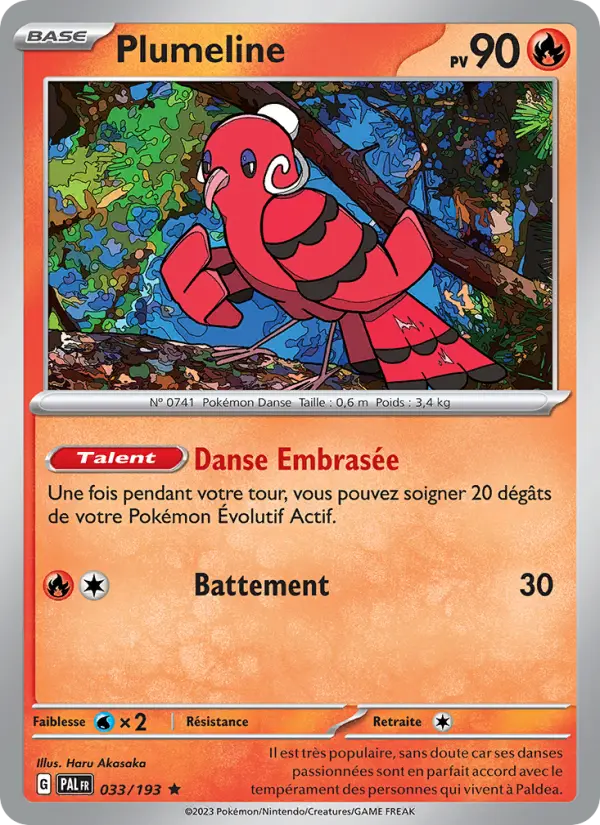 Carte Pokemon 033/193 Plumeline Holo | LorenZone