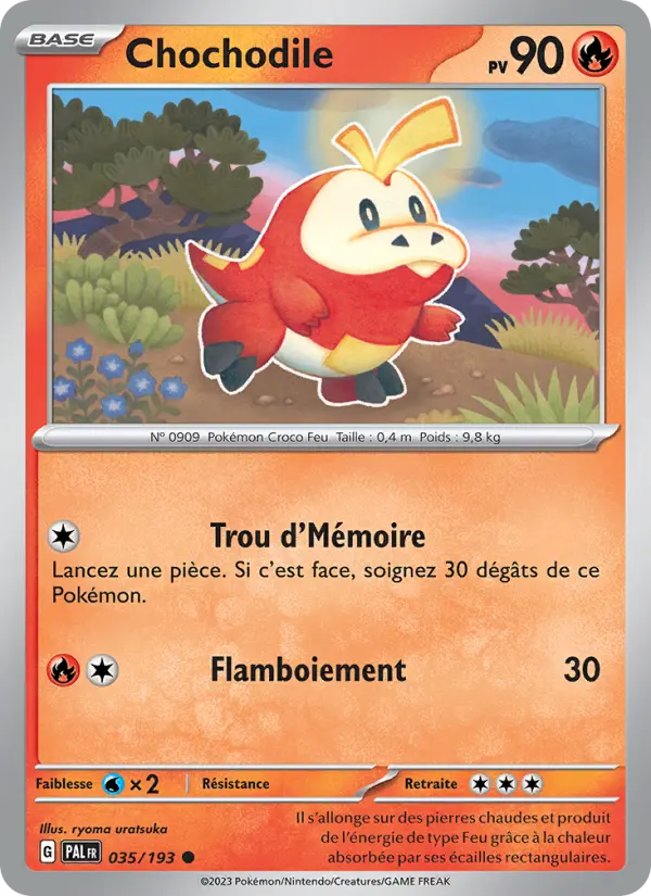 Carte Pokemon 035/193 Chochodile | LorenZone