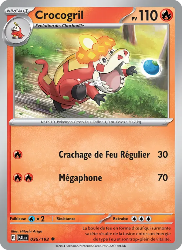 Carte Pokemon 036/193 Crocogril | LorenZone