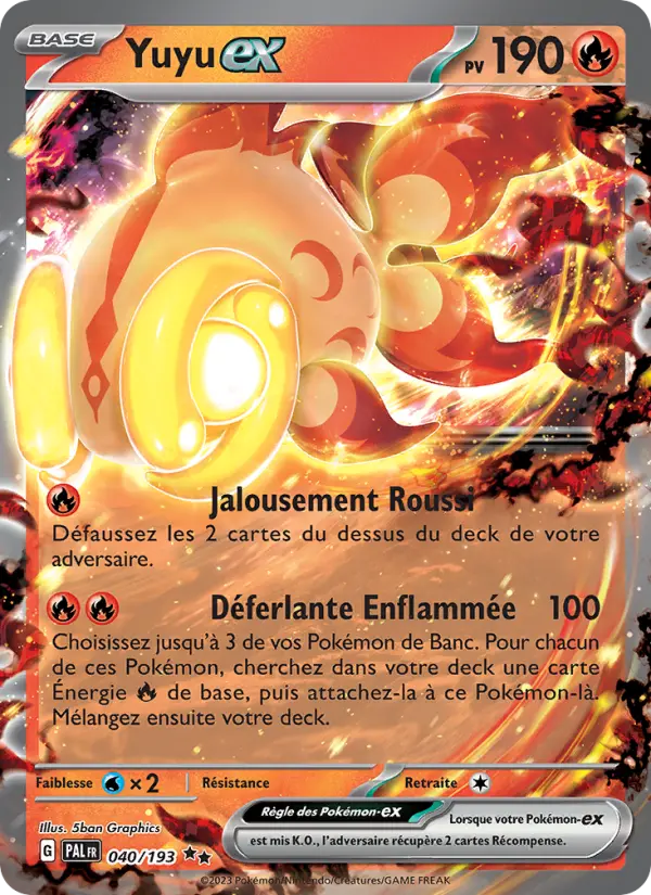 Carte Pokemon 040/193 Yuyu-ex | LorenZone
