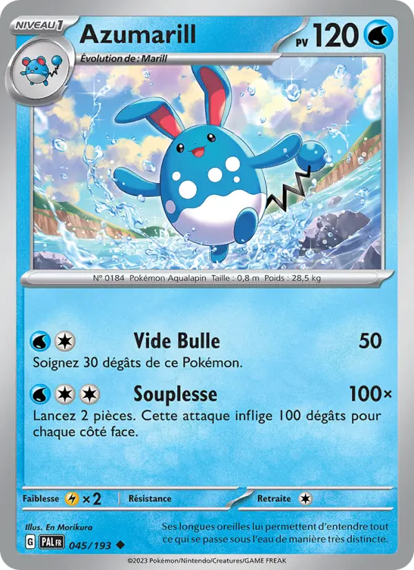 Carte Pokemon 045/193 Azumarill | LorenZone