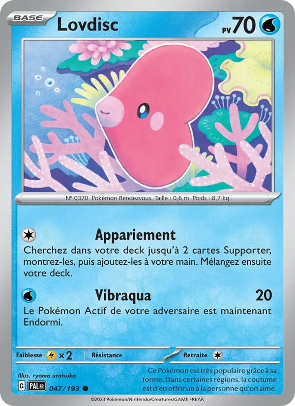 Carte Pokemon 047/193 Lovdisc | LorenZone