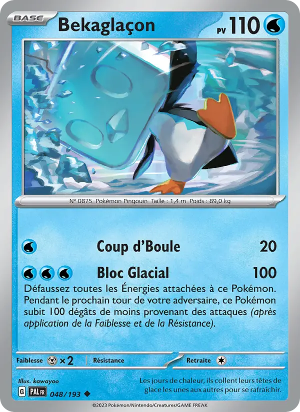 Carte Pokemon 048/193 Bekaglaçon | LorenZone