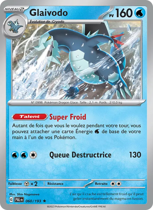 Carte Pokemon 060/193 Glaivodo Holo | LorenZone