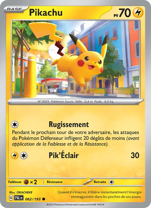 Carte Pokemon 062/193 Pikachu | LorenZone