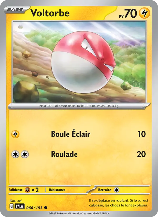 Carte Pokemon 066/193 Voltorbe | LorenZone