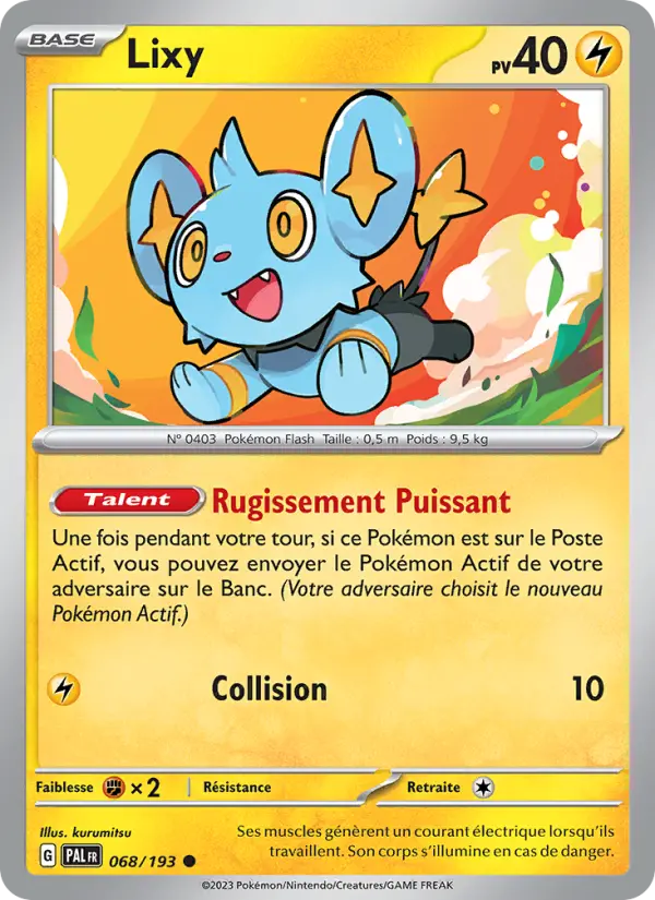 Carte Pokemon 068/193 Lixy | LorenZone