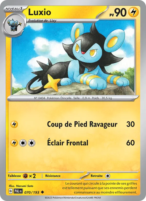 Carte Pokemon 070/193 Luxio | LorenZone