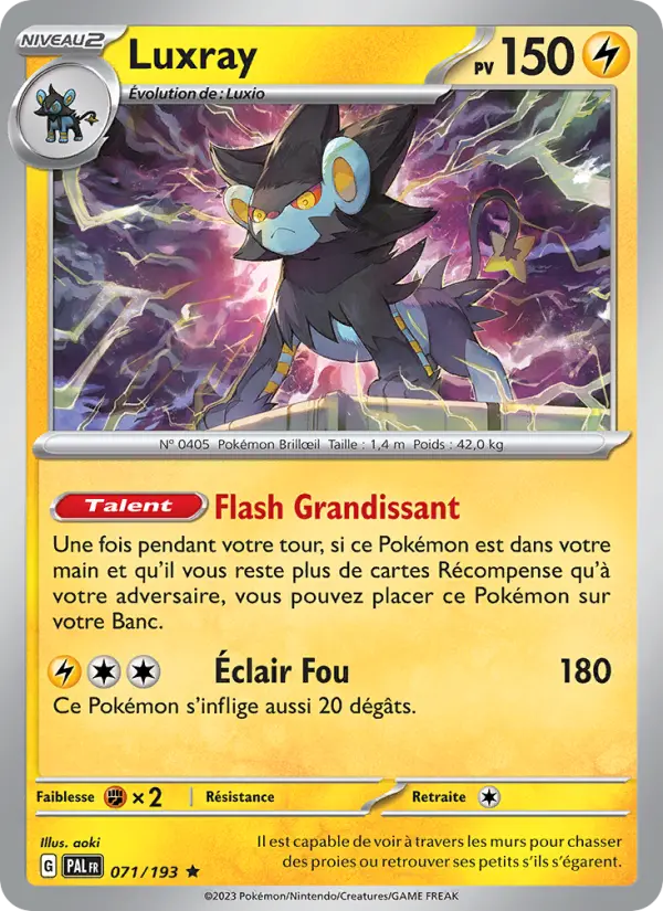 Carte Pokemon 071/193 Luxray Holo | LorenZone