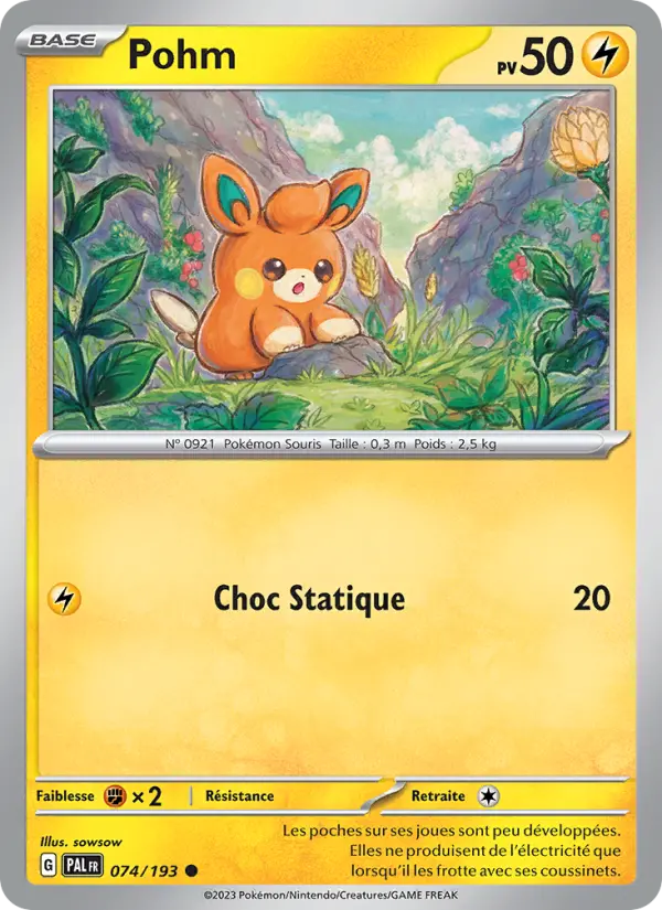 Carte Pokemon 074/193 Pohm | LorenZone