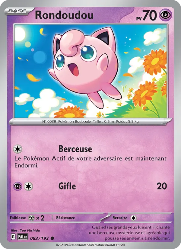Carte Pokemon 083/193 Rondoudou | LorenZone