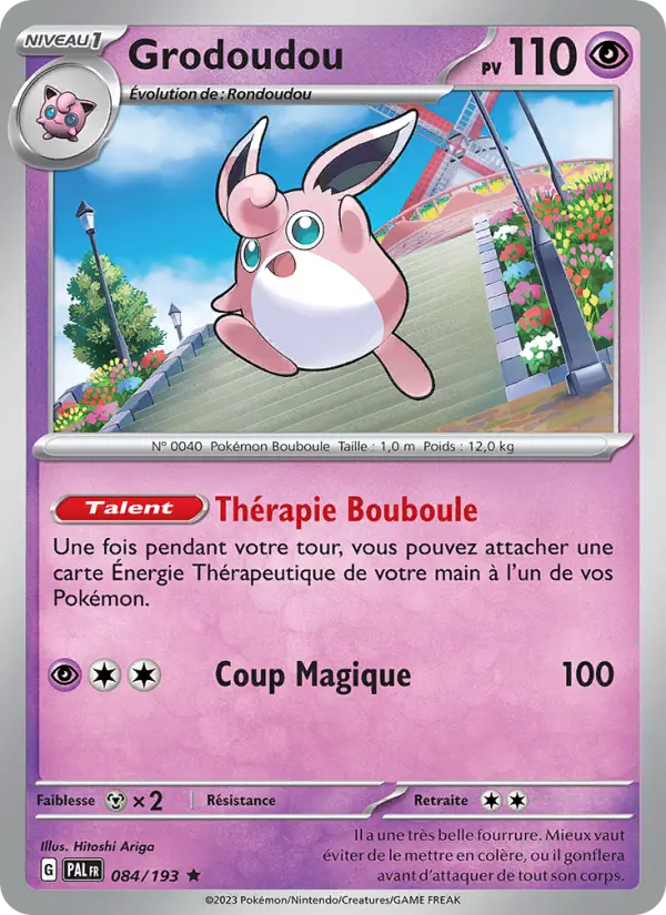 Carte Pokemon 084/193 Grodoudou Holo | LorenZone