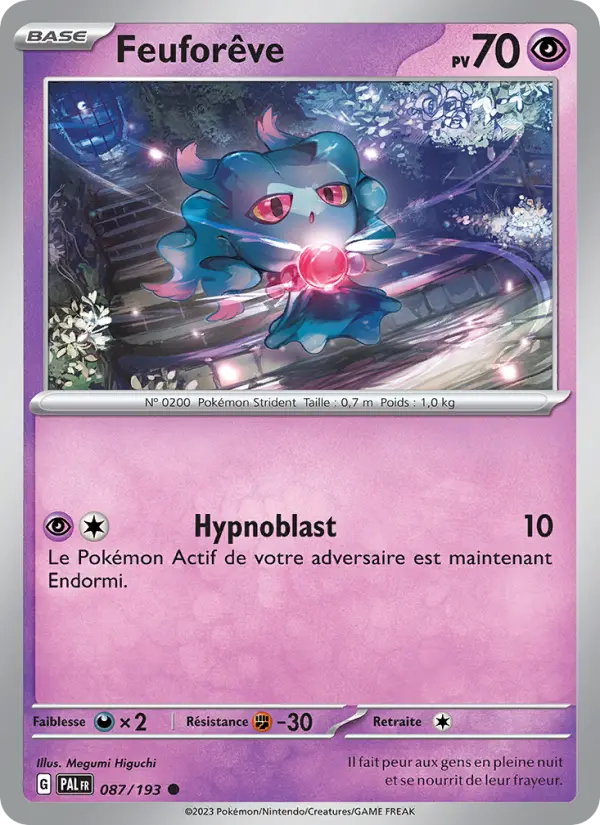Carte Pokemon 087/193 Feuforêve | LorenZone