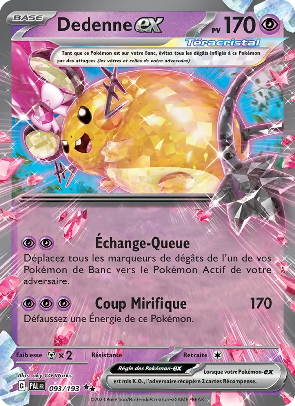 Carte Pokemon 093/193 Dedenne-ex | LorenZone